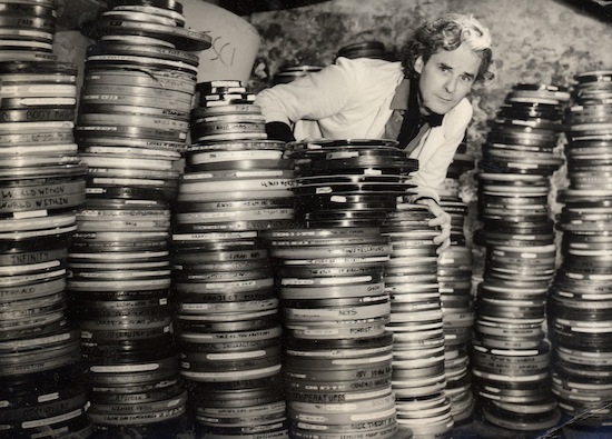 Craig Baldwin in the Film Cave